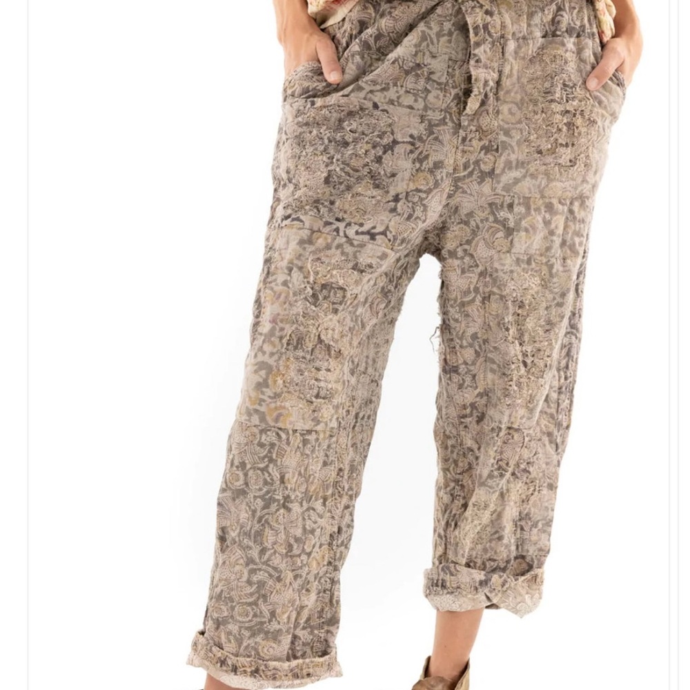 Magnolia Pearl Block Print Trousers